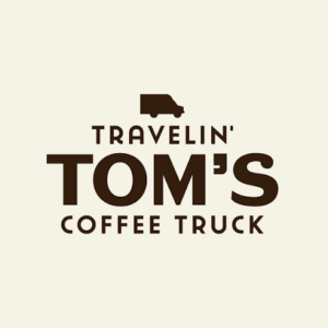Travelin' Tom's Coffee Truck logo - Sherry Johnson